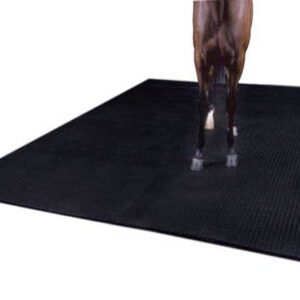 Horse stall rubber mat