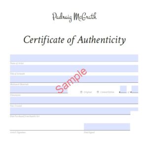 Certificate Of Authenticity Sample